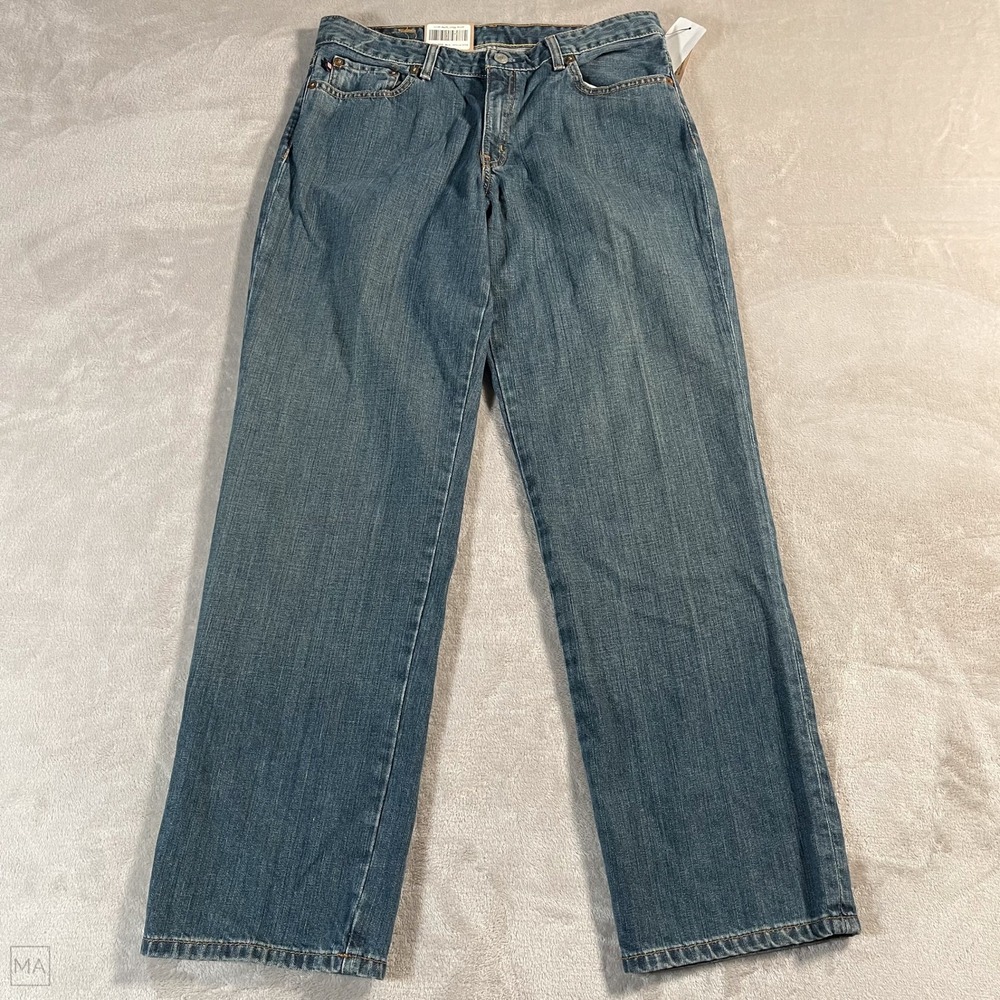 NEW Polo Jeans Co. Women's Saturday Jean Straight Leg‎ Classic Fit 8x30 Blue